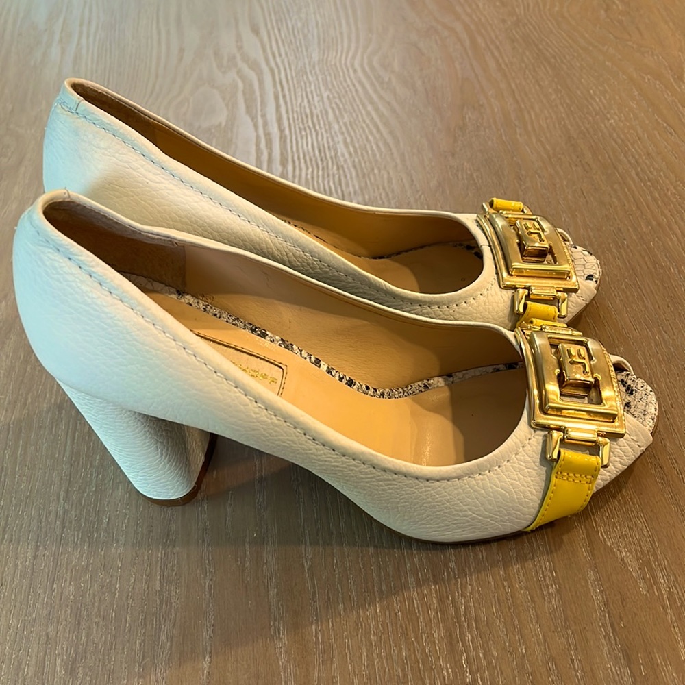 Peep Toe  Heel Pumps